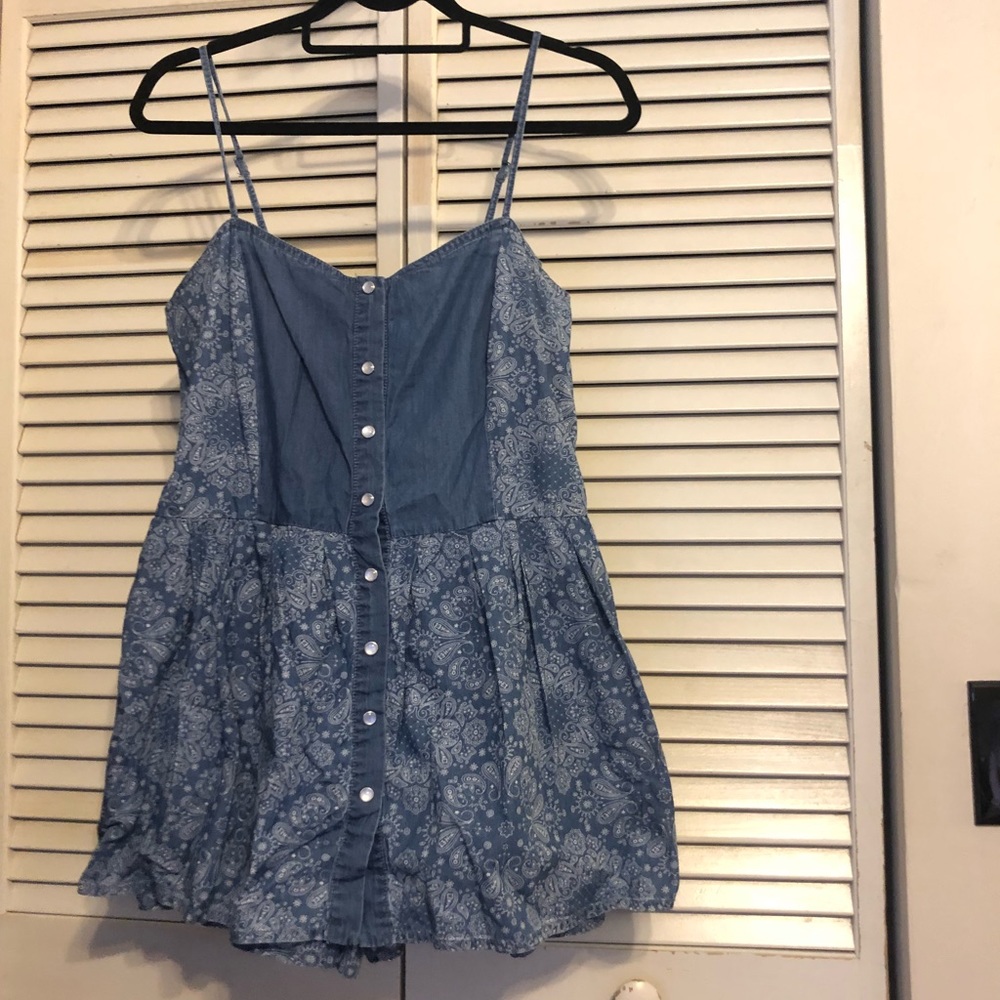 Denim style Romper